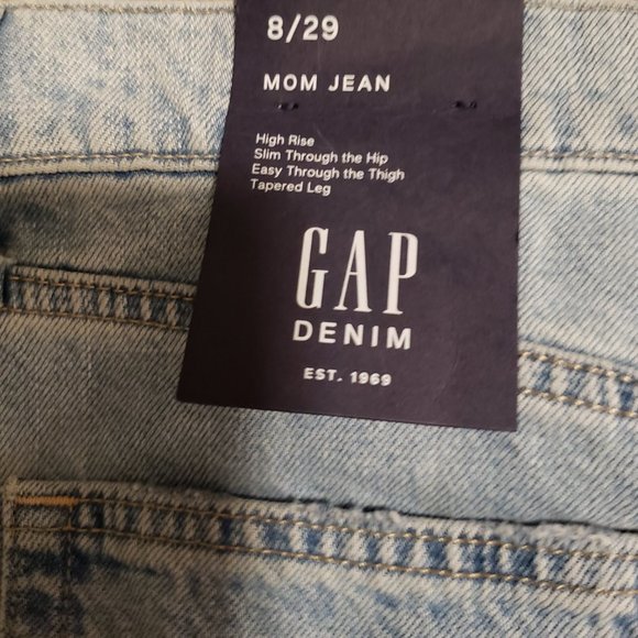GAP Sky High Rise Mom Jeans, NWT - Picture 13 of 13